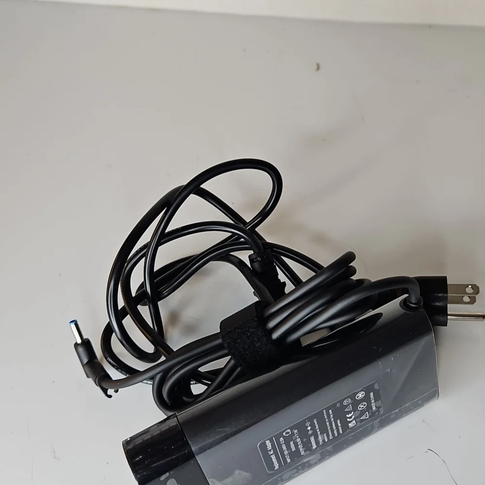 Black Power Adapter with Cable